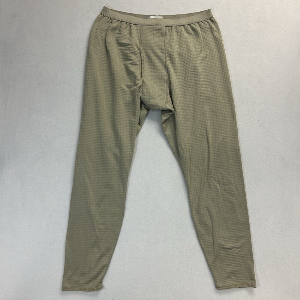 USGI GEN 3 Cold Weather Mid Weight Drawers Men's Large Regular Beige Polartec